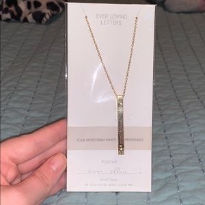 Positive ever loving letters necklace